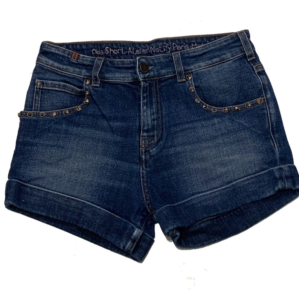 27 / atelier notify denim shorts